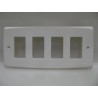 PLACA 4 ELEMENTO EUROPOLI BLANCA 3094-B