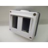 CAJA SUPERFICIE + ZOCALO 2 ELEMENTOS EUNEA EUROPOLI METROPOLIS BLANCO