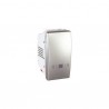 PULSADOR ESTRECHO ALUMINIO SIMBOLO TIMBRE EUNEA UNICA TOP U3.106.30C