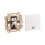 TECLA PILOTO GRABADO CAMPANA 47*47 BLANCO SM 100 40906.18P