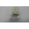 PULSADOR PERSIANAS 10A-250V BLANCO