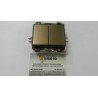DOBLE CONMUTADOR BRONCE CON BASTIDOR Y GARRAS 