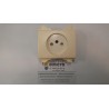 ENCHUFE 2P + T DESPLAZADA MARFIL