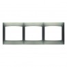 PLACA 3 ELEMENTOS HORIZONTAL GRIS SOMBRA 21013-GS