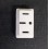 BASE ENCHUFE III CON TT BLANCO EUNEA METROPOLIS 3012-B