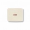 Tecla interruptor-conmutador con visor marfil