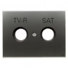 TAPA TOMA TV/SAT OLAS ACERO PERLA 8450.1 AP