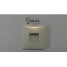 PLACA DE 1 ELEMENTO BLANCO 6071