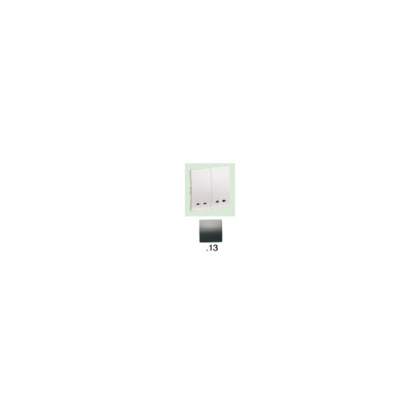 TECLA  JUEGO DOS TECLAS CON INDICADOR PILOTO SM180 BRONCE