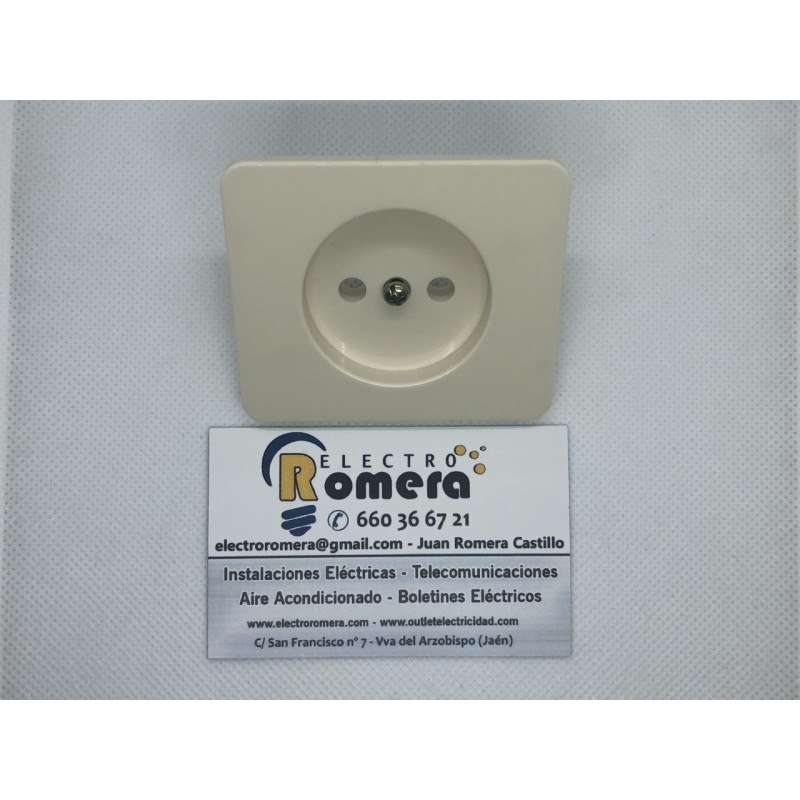 TAPA DE ENCHUFE BIPOLAR MARFIL SINTRA O PLUS