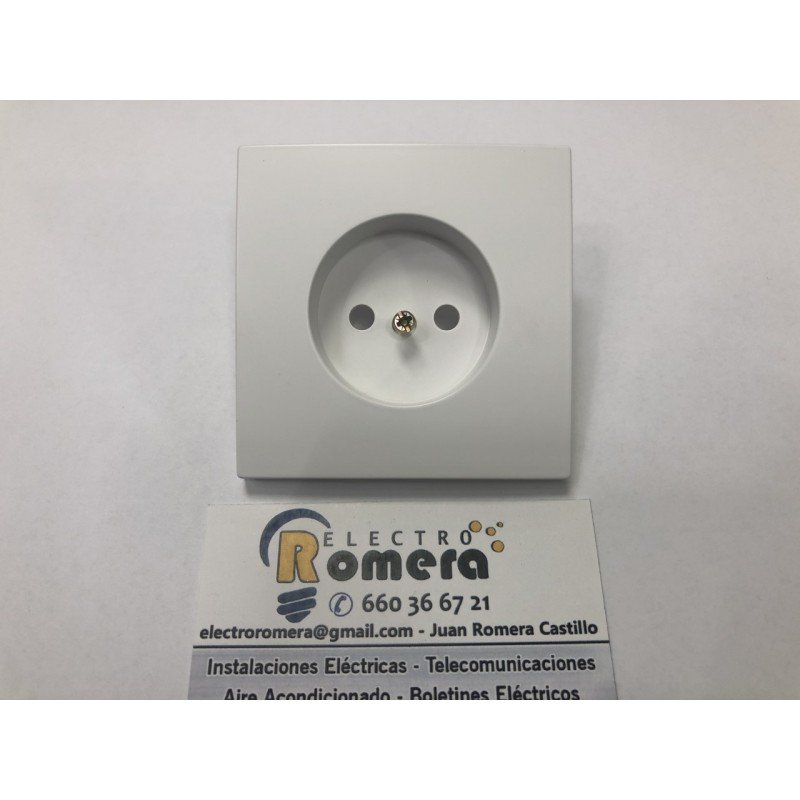 TAPA BASE 2P SM 200 BLANCO POLAR 60932.18 SIN TOMA DE TIERRA