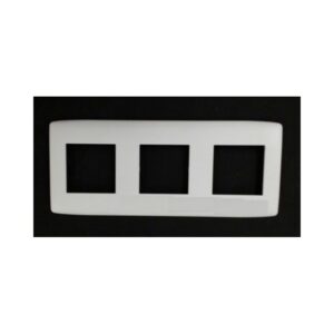 PLACA DE 3 ELEMENTOS BLANCO SM100 40406.18