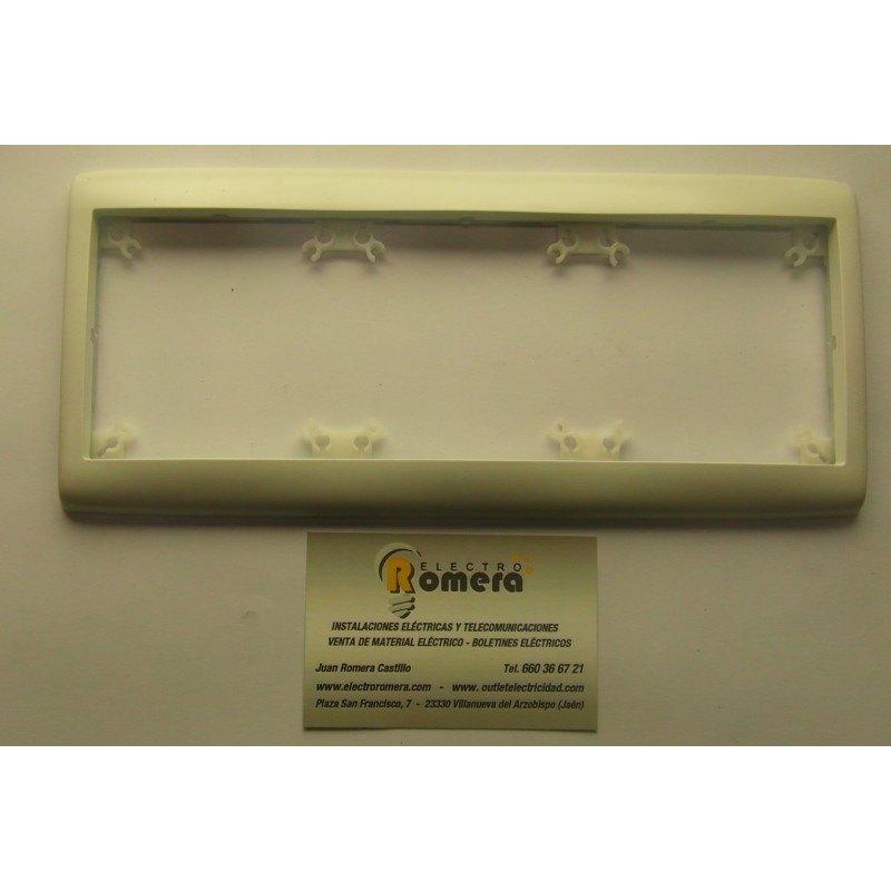 MARCO EMBELLECEDOR 3 ELEMENTOS MARFIL SM 200 60406.25