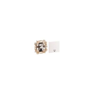 TECLA PILOTO GRABADO CAMPANA  47*47 BLANCO SM 100 40906.18P
