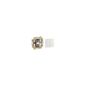 JUEGO DE 2 TECLAS CON PILOTO BLANCO SM 100  40912.18P