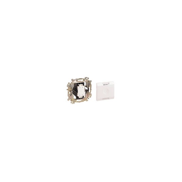 TAPA SALIDA DE CABLE CONEXION BRIDA BLANCO SM 100