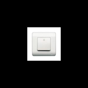 TECLA ANCHA PULSADOR LUZ BEIGE