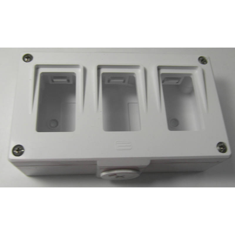 CAJA INDUSTRIAL 3 ELEMENTOS EUROPOLI BLANCA 3 CAJA INDUSTRIAL 3 ELEMENTOS EUROPOLI BLANCA