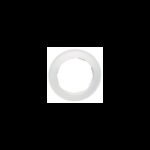 PLACA 1 ELEMENTO REDONDA BLANCA 88610-30