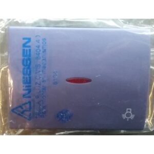 Tecla pulsador con visor y símbolo luz