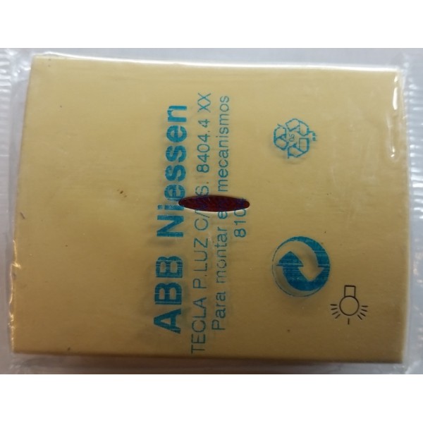 Tecla pulsador con símbolo luz