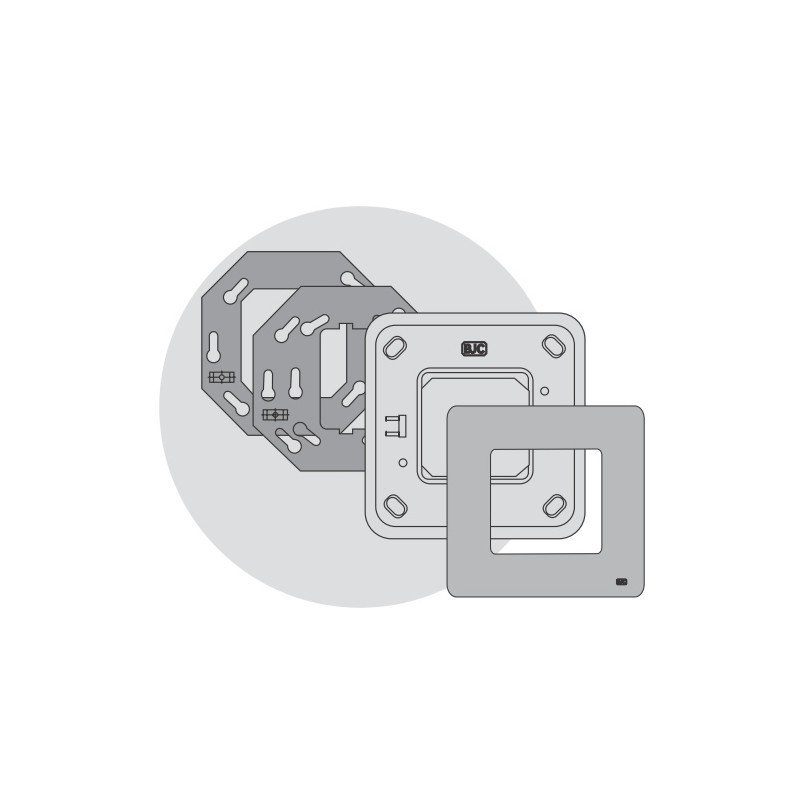 PLACA 2 ELEMENTO ANCHO CAJA SIN ESTRELLA 16662-B