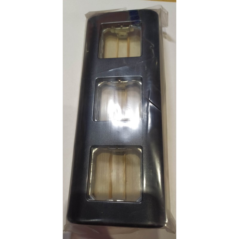 PLACA 2 ELEMENTO ANCHOS CON BASTIDOR AZUL MARINO