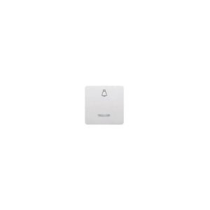 Tecla ancha blanca pulsador timbre con difusor 17716-L