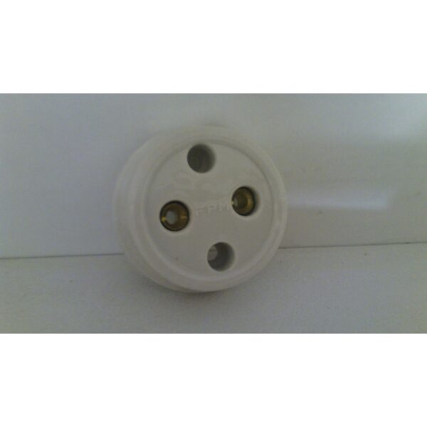 BASE ENCHUFE BIPOLAR 100% PORCELANA FONTINI FPM 1 BASE ENCHUFE BIPOLAR 100% PORCELANA FONTINI FPM