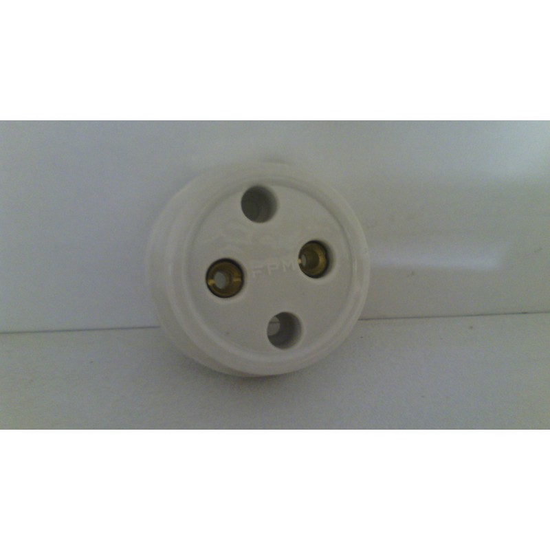 BASE ENCHUFE BIPOLAR 100% PORCELANA FONTINI FPM