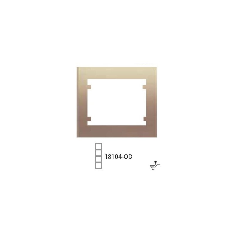 MARCO 4 ELEMENTOS VERTICAL DORADO ODISEA