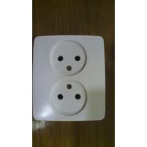 BASE DOBLE DE EMPOTRAR  BIPOLAR 10-16A 250V