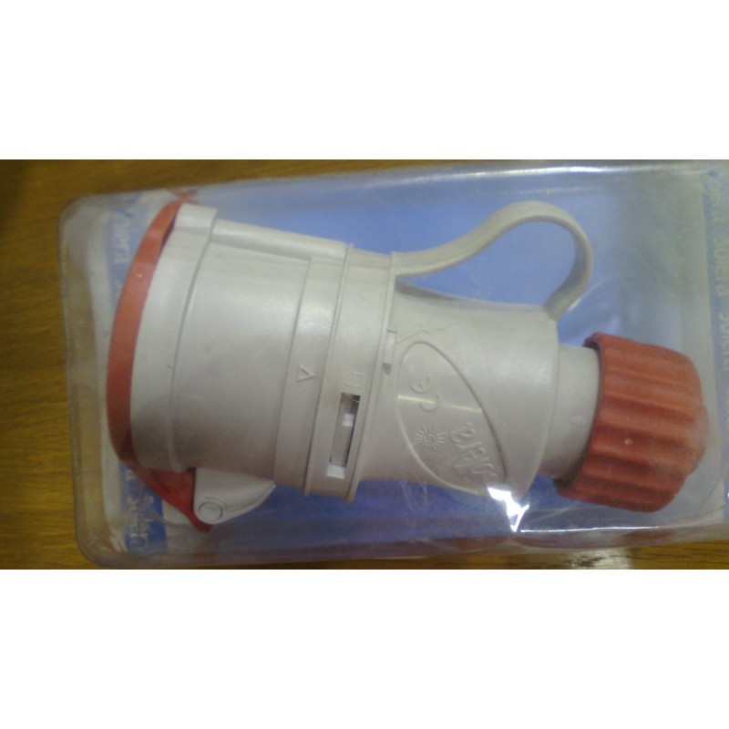 BASE MOVIL ROJA 3P+N+T 400V 16A-6H IP44