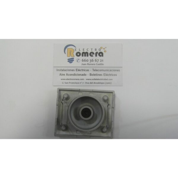 TAPA Y BOTON REGULADOR DE LUZ ALUMINIO MERCURIO 18738-MA 3 TAPA Y BOTON REGULADOR DE LUZ ALUMINIO MERCURIO 18738-MA