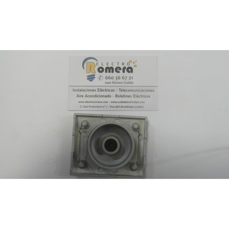 TAPA Y BOTON REGULADOR DE LUZ ALUMINIO MERCURIO 18738-MA