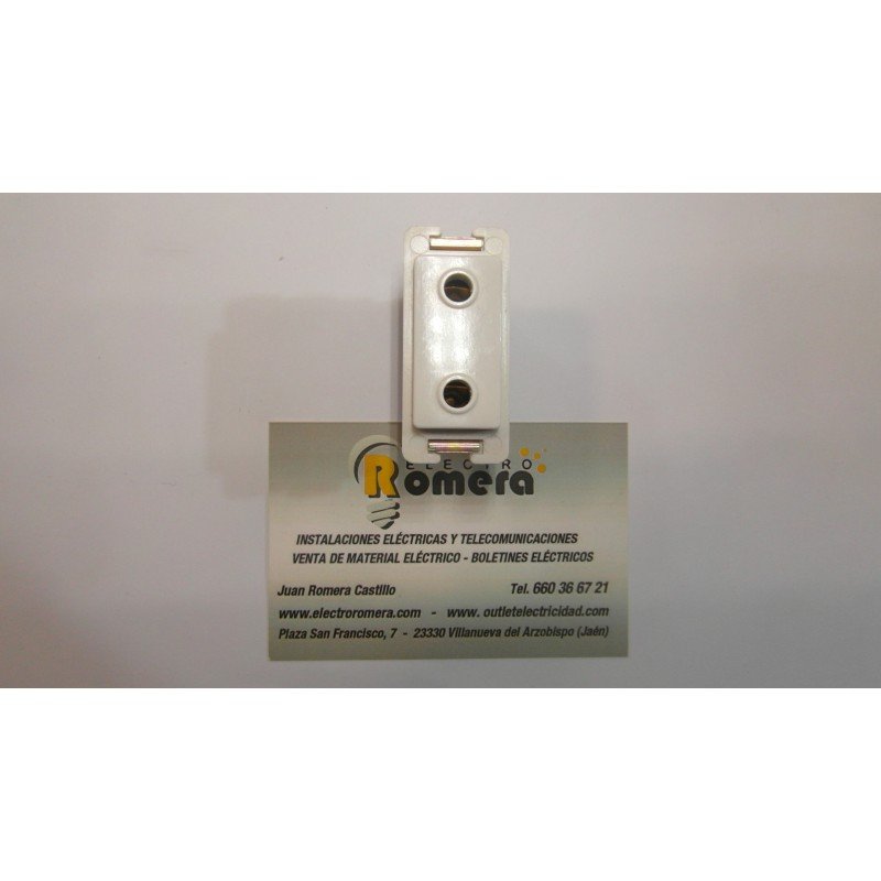 ENCHUFE NORMAL EUROPEO BLANCO NUEVO