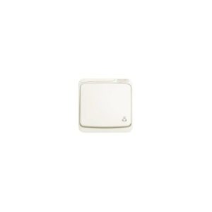 TECLA PULSADOR LUZ NIESSEN ARCO IP44 8704.2 BA