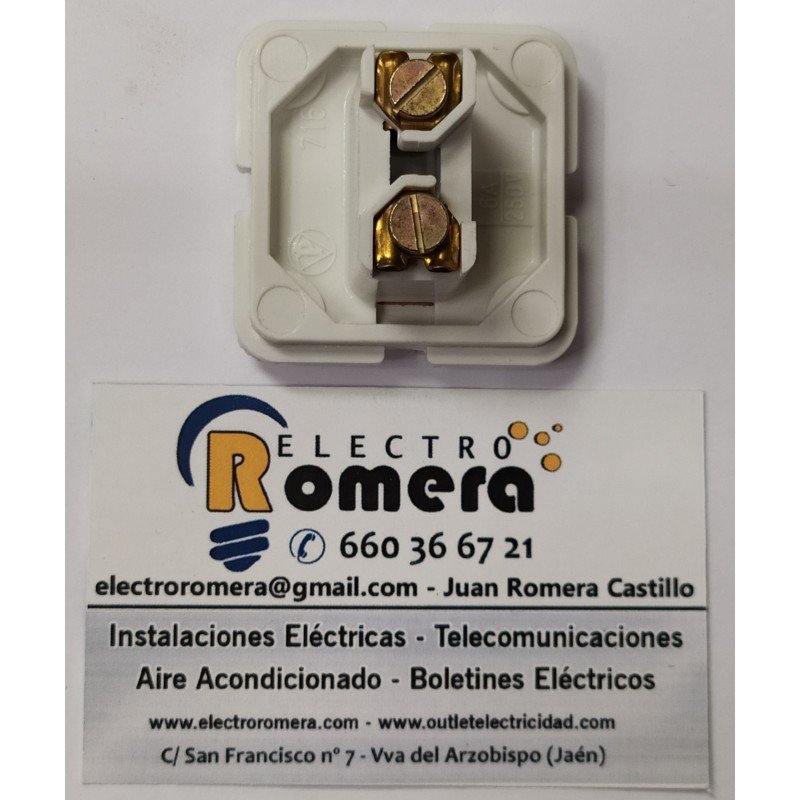 CORTACIRCUITOS 716 BLANCO SERIE IMPACT