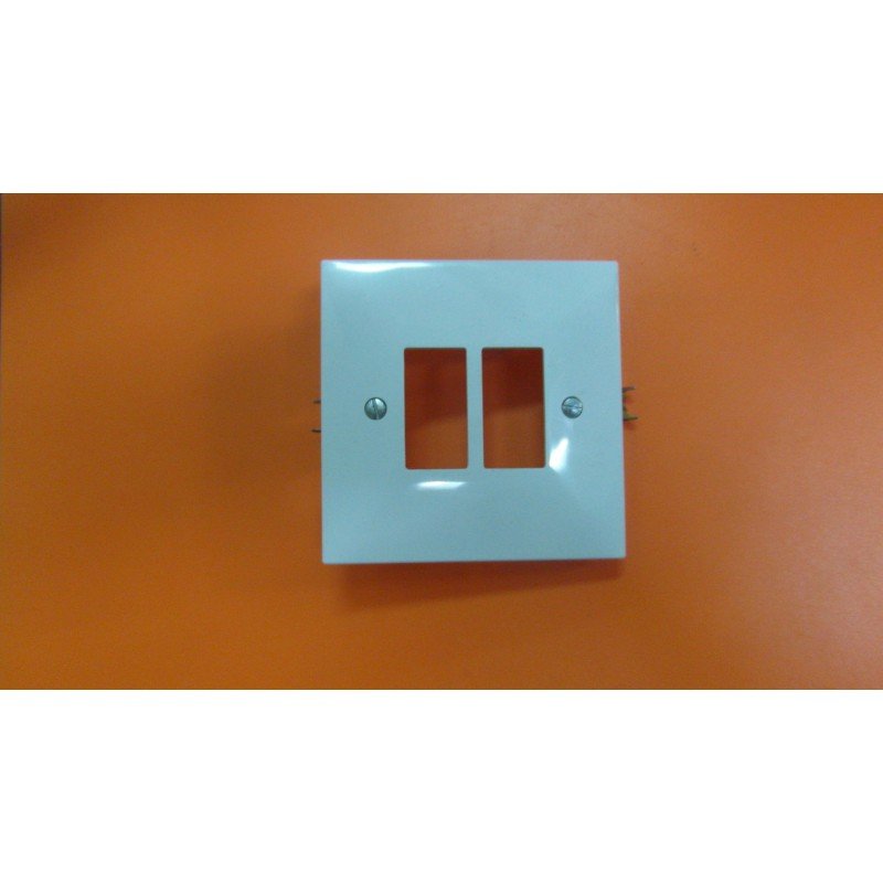 placa rectangular blanca 143