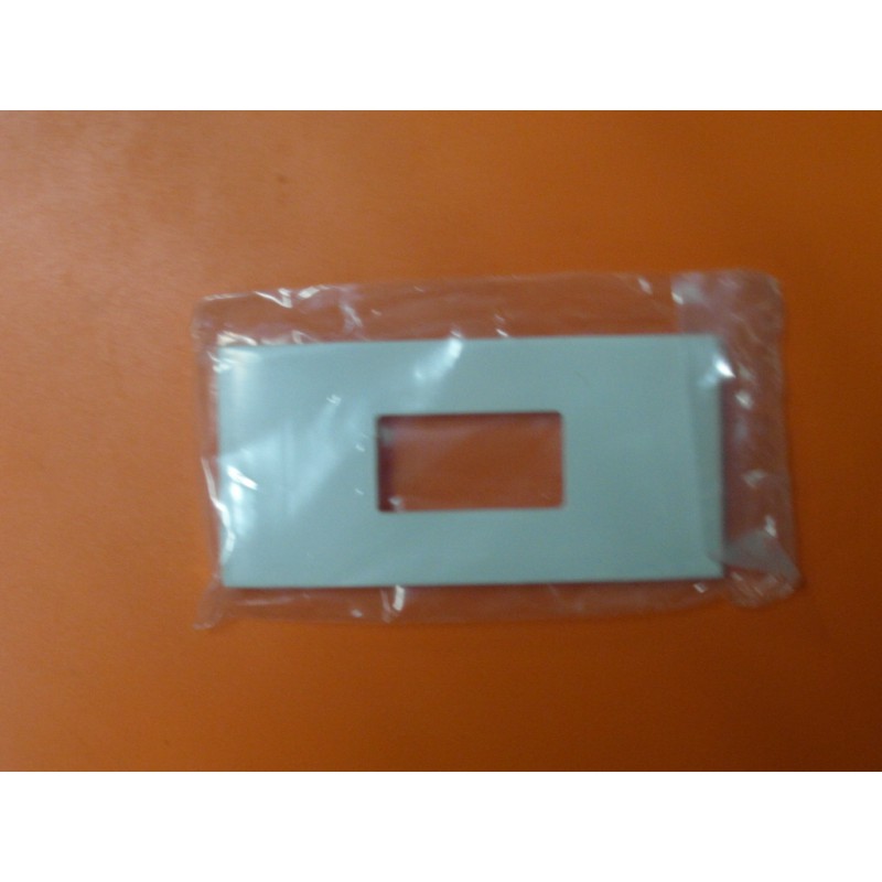 placa rectangular blanco