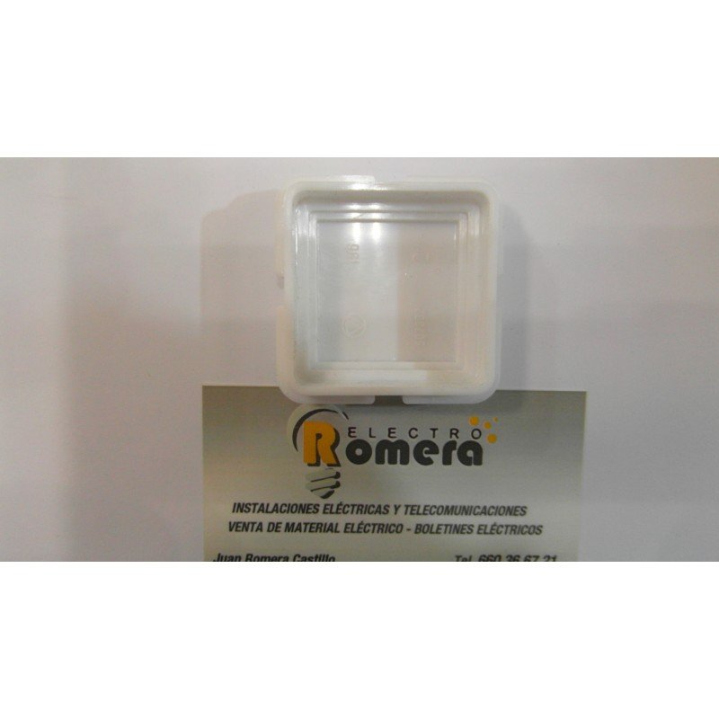 placa ciega blanca 196