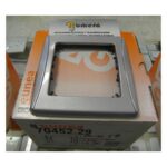 MARCO 1 ELEM.+EMBELLECEDORES SM180 PLATA ALUMINIO