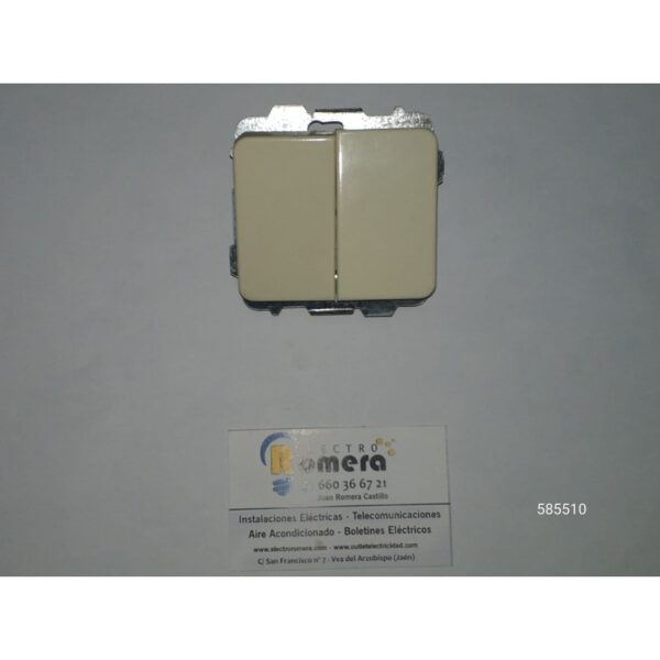 51623711F MARFIL DOBLE INTERRUPTOR 1 51623711F MARFIL DOBLE INTERRUPTOR