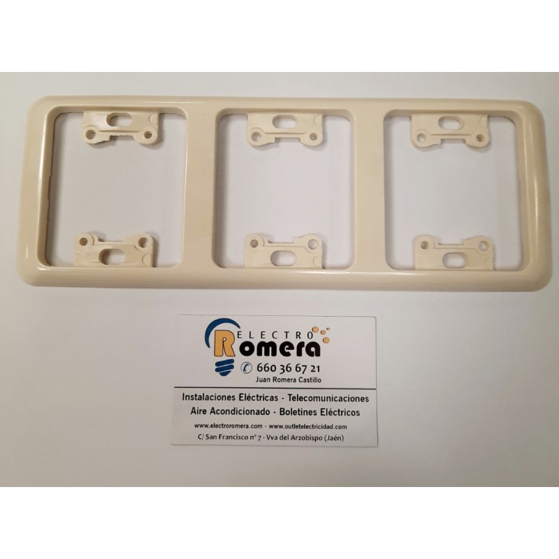 MARCO DE 3 ELEMENTOS VERTICAL MARFIL 586121