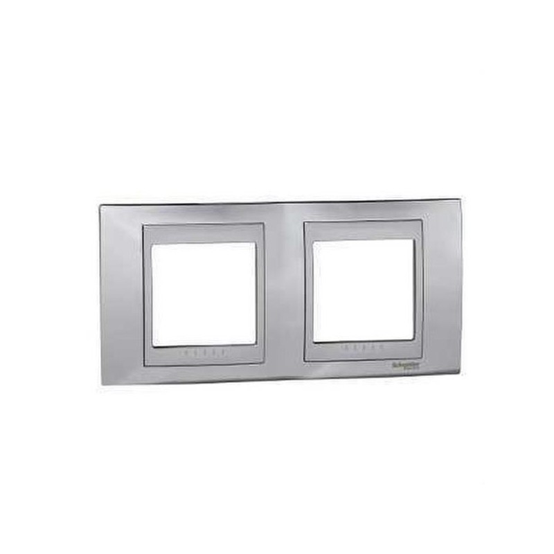 MARCO DE 2 ELEMENTOS CROMO BRILLANTE/ALUMINIO U66.004.010