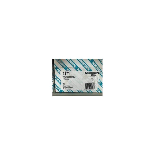 PLACA CON GARRAS 4171 1 ELEMENTO