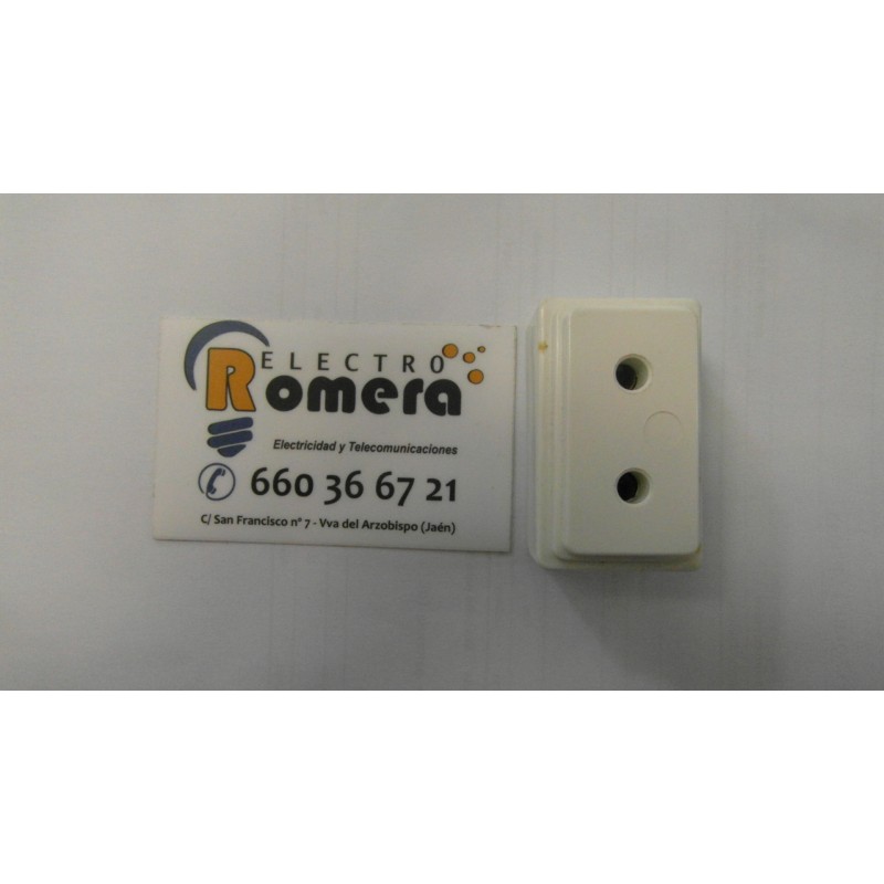 BASE ENCHUFE BIPOLAR 10/16A 250V EUNEA/METROPOLI BJC 3165-B