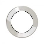 Marco redondo para 1 elemento cromado 88610-33