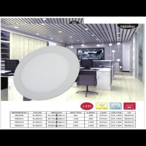 P &B LIGHTIG DOWNLIGHT LED 6000 K 12W  REDONDO
