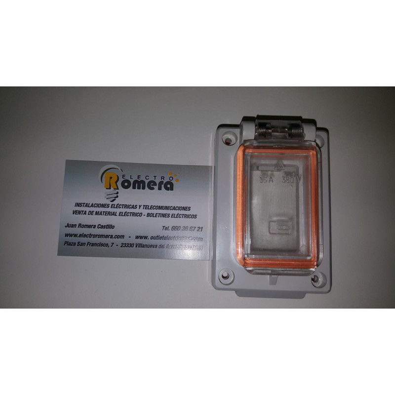 PLACA 3 MECANISMOS GRIS